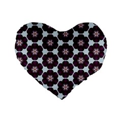 Cute Pretty Elegant Pattern 16  Premium Heart Shape Cushion  by GardenOfOphir