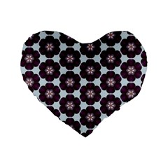 Cute Pretty Elegant Pattern 16  Premium Flano Heart Shape Cushion 