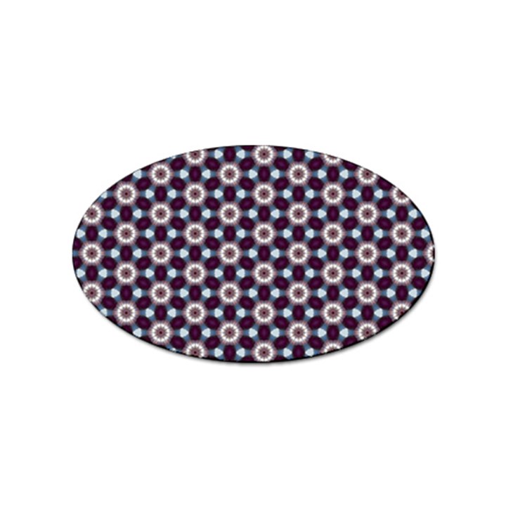 Cute Pretty Elegant Pattern Sticker (Oval)