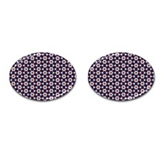 Cute Pretty Elegant Pattern Cufflinks (oval)