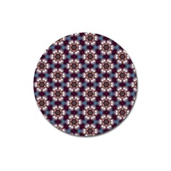 Cute Pretty Elegant Pattern Magnet 3  (round)