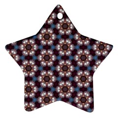 Cute Pretty Elegant Pattern Star Ornament (two Sides) by GardenOfOphir