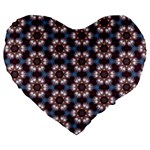 Cute Pretty Elegant Pattern 19  Premium Heart Shape Cushion Front