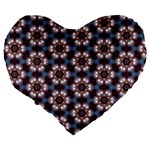 Cute Pretty Elegant Pattern 19  Premium Heart Shape Cushion Back