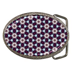 Cute Pretty Elegant Pattern Belt Buckle (oval) by GardenOfOphir