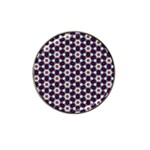 Cute Pretty Elegant Pattern Golf Ball Marker (for Hat Clip) Front