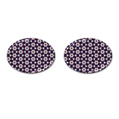 Cute Pretty Elegant Pattern Cufflinks (oval)