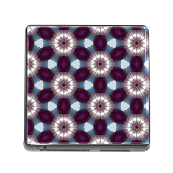 Cute Pretty Elegant Pattern Memory Card Reader with Storage (Square)