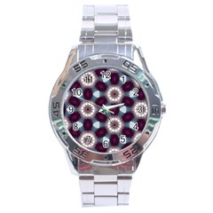 Cute Pretty Elegant Pattern Stainless Steel Watch by GardenOfOphir