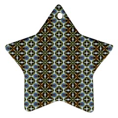 Cute Pretty Elegant Pattern Star Ornament (two Sides) by GardenOfOphir