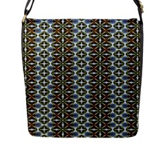 Cute Pretty Elegant Pattern Flap Closure Messenger Bag (large) by GardenOfOphir