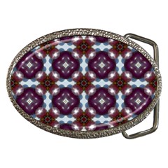 Cute Pretty Elegant Pattern Belt Buckle (oval) by GardenOfOphir