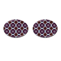 Cute Pretty Elegant Pattern Cufflinks (oval) by GardenOfOphir