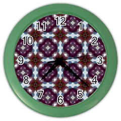 Cute Pretty Elegant Pattern Wall Clock (color) by GardenOfOphir