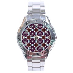 Cute Pretty Elegant Pattern Stainless Steel Watch by GardenOfOphir