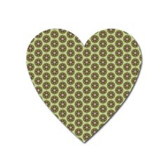 Cute Pretty Elegant Pattern Magnet (heart) by GardenOfOphir