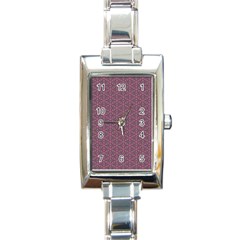 Cute Pretty Elegant Pattern Rectangular Italian Charm Watch by GardenOfOphir