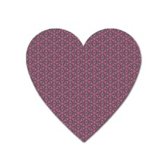 Cute Pretty Elegant Pattern Magnet (heart) by GardenOfOphir