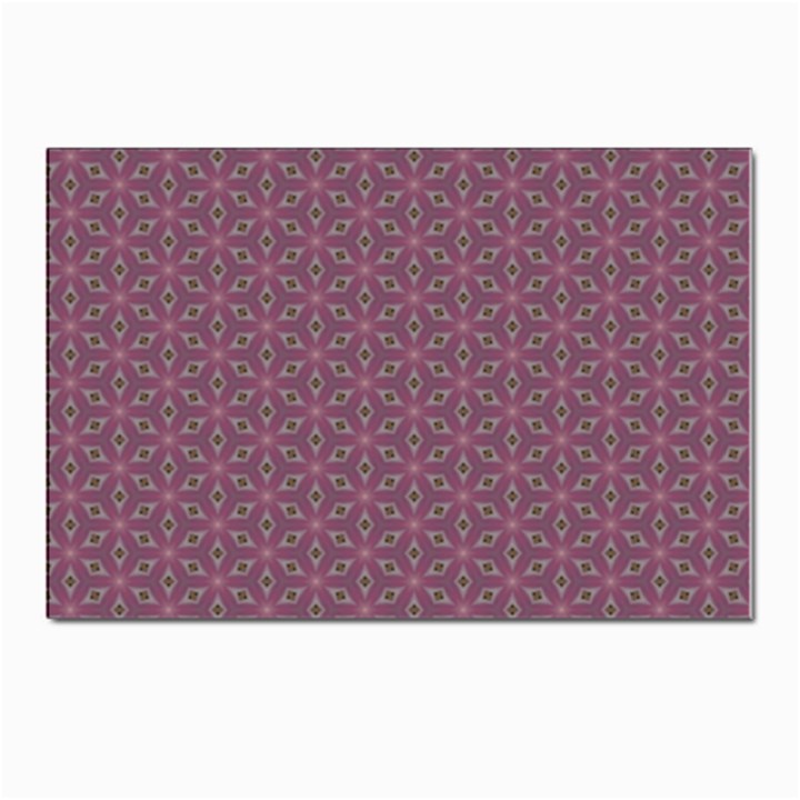 Cute Pretty Elegant Pattern Postcard 4 x 6  (10 Pack)