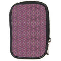 Cute Pretty Elegant Pattern Compact Camera Leather Case by GardenOfOphir