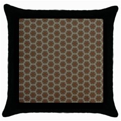 Cute Pretty Elegant Pattern Black Throw Pillow Case