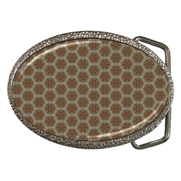 Cute Pretty Elegant Pattern Belt Buckle (Oval)