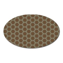 Cute Pretty Elegant Pattern Magnet (oval)