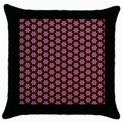 Cute Pretty Elegant Pattern Black Throw Pillow Case