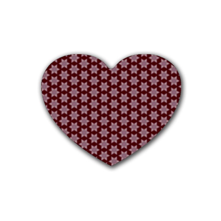 Cute Pretty Elegant Pattern Drink Coasters 4 Pack (Heart) 