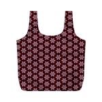 Cute Pretty Elegant Pattern Reusable Bag (M) Back