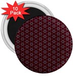 Cute Pretty Elegant Pattern 3  Button Magnet (10 pack) Front