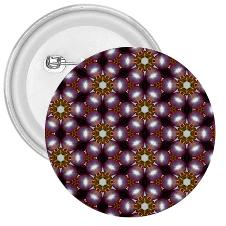 Cute Pretty Elegant Pattern 3  Button