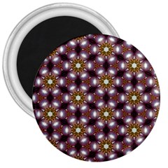 Cute Pretty Elegant Pattern 3  Button Magnet