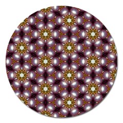 Cute Pretty Elegant Pattern Magnet 5  (Round)