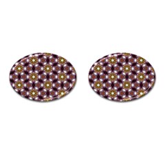 Cute Pretty Elegant Pattern Cufflinks (Oval)