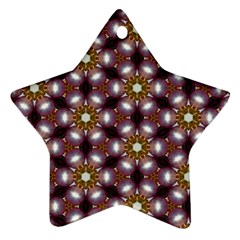 Cute Pretty Elegant Pattern Star Ornament (Two Sides)