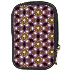 Cute Pretty Elegant Pattern Compact Camera Leather Case