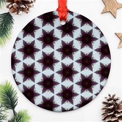 Cute Pretty Elegant Pattern Round Ornament