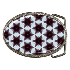 Cute Pretty Elegant Pattern Belt Buckle (oval) by GardenOfOphir