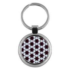 Cute Pretty Elegant Pattern Key Chain (round)