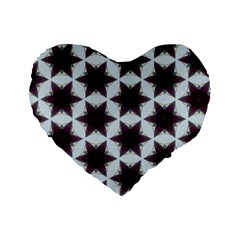 Cute Pretty Elegant Pattern 16  Premium Heart Shape Cushion 