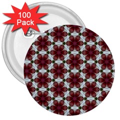 Cute Pretty Elegant Pattern 3  Button (100 Pack)