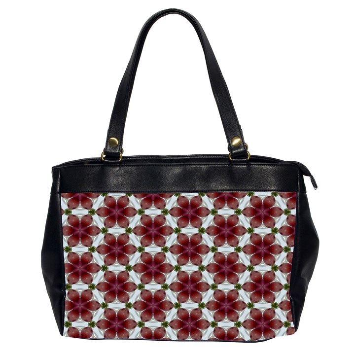 Cute Pretty Elegant Pattern Oversize Office Handbag (Two Sides)