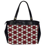 Cute Pretty Elegant Pattern Oversize Office Handbag (Two Sides) Back