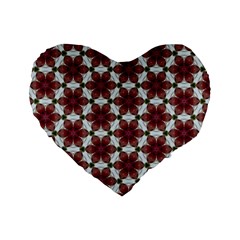 Cute Pretty Elegant Pattern 16  Premium Flano Heart Shape Cushion 