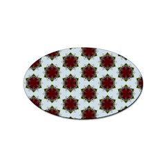 Cute Pretty Elegant Pattern Sticker (oval)