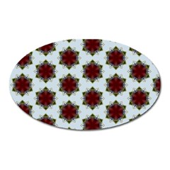 Cute Pretty Elegant Pattern Magnet (oval)