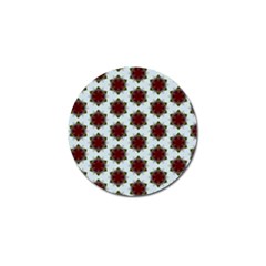 Cute Pretty Elegant Pattern Golf Ball Marker 4 Pack