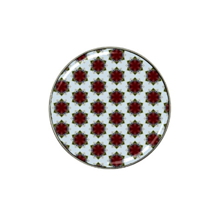 Cute Pretty Elegant Pattern Golf Ball Marker 4 Pack (for Hat Clip)