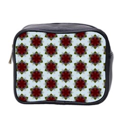 Cute Pretty Elegant Pattern Mini Travel Toiletry Bag (two Sides)